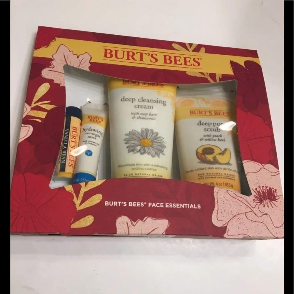 Burt's Bees Face Essentials Gift Set - 4pk